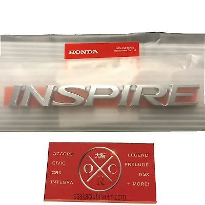 03-07 Honda Accord OEM Rear Inspire Emblem Badge JDM 04 05 06 UC1 CM6 V6 Sedan • $44.33