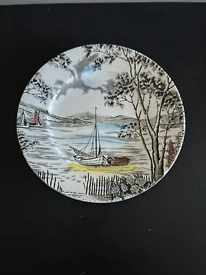 Vintage Decorative W H Grindley Side Plate. 'Holiday' English Pottery • £7.50