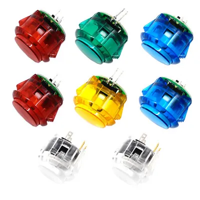 8 Pcs Arcade LED Push Buttons Game DIY Kit Clear Replace For OBSF OBSC OBSN +5V • $15.98