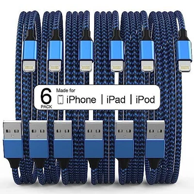 $15.63 • Buy I Phone Charger Long Lightning Cable Fast Charging High Speed Data Sync USB Cabl