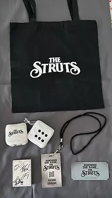 The Struts VIP Merch Pack 2023 Playing Cards Dice Tote Lanyard Luke Spiller • $59