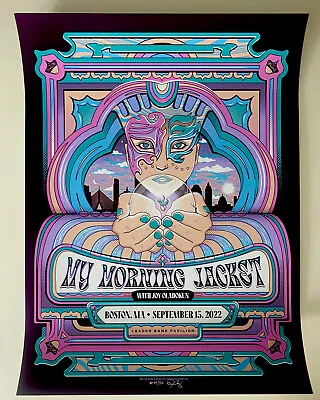 My Morning Jacket Poster Leader Bank Boston MA 2022 S/N Official Silkscreen • $89.99