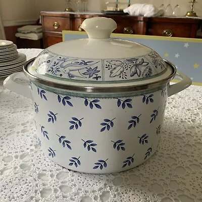 Villeroy & Boch Switch 3 Enamel 4-Quart Pot W/Lid Germany • $55