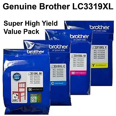 GENUINE Original Brother LC3319XL Ink Cartridge Toner MFC-J6730DW MFC-J6930DW • $56.99