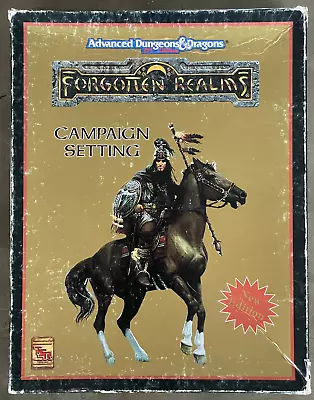 AD&D Forgotten Realms Campaign Setting Dungeons & Dragons 2nd 2e 1993 TSR 1085 • $69.95