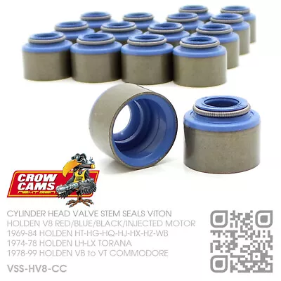 Crow Cams Viton Valve Stem Seals V8 253 & 308 Red Motor [holden Lh-lx Torana] • $68.50