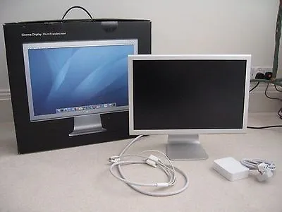 Apple Mac Cinema Display Monitor A1081 20  60ghz 1680x1050 Widescreen *24hr Del • £149.99