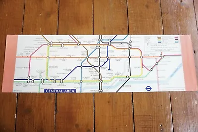 1973 Central Area London Transport Underground Tube Carriage Railway Map  • £99.99