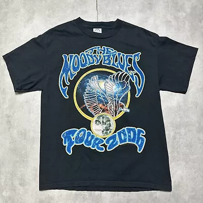 The Moody Blues Tour T Shirt Mens Medium Black 2006 Rock N Roll Y2k • $19.99