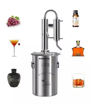 20L Wine Alcohol Ethanol Distiller Guzzle Moonshine Still Home Brewing Kit • $173.65