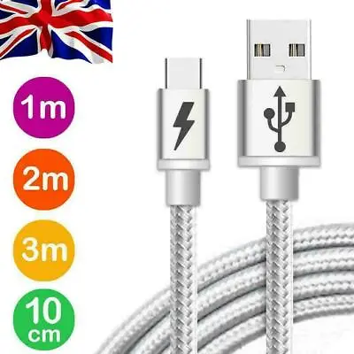 Fast Charger For Samsung Galaxy S8 S9 S10+ Plus Type C USB-C Data Charging Cable • £2.99