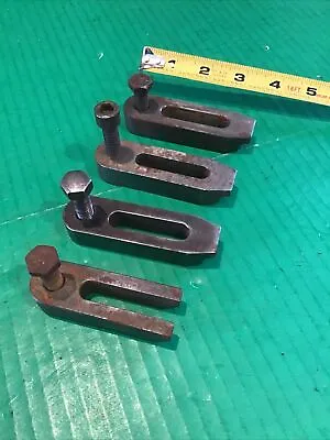Lot Of 4 Moore Tools Toe Clamps Hold Downs Vintage USA Machinist Jig Borer Tool • $74.95