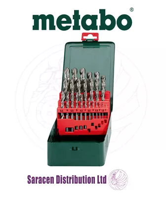 Metabo Hss-g 25 Piece Drill Bit Set In Metal Case 1 To 13mm - 627154000 • £21.88