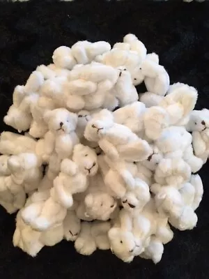 £89.99 • Buy MINIATURE TINY SMALL JOINTED 6cm HANDMADE WHITE TEDDY BEARS