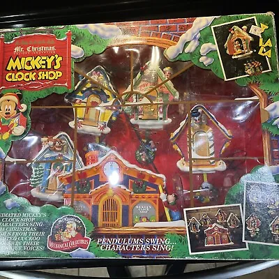 Mr. Christmas 1993 Mickey's Clock Shop In Box • $85