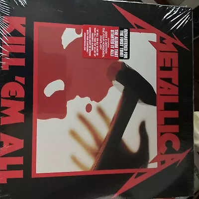 Metallica Kill Em All Lp New Sealed Remastered 1st Time Hyper Sticker Whiplash • $19.50