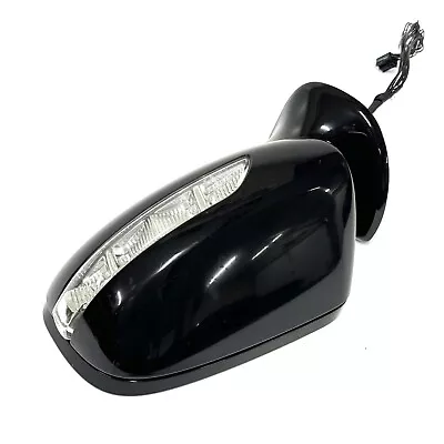 W211 Mercedes 2009 E350 Front Left Side Mirror Door Rear View Black OEM • $125