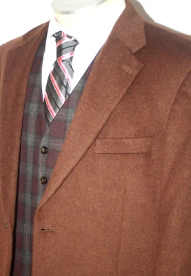 $44.99 • Buy W.H. BELK Mens 100% CAMEL HAIR Sport Coat BROWN CLASSIC FIT 42S 42 E52