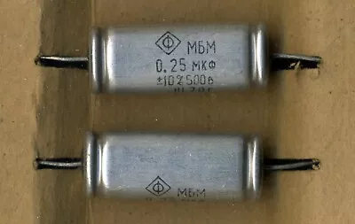 Lot Of 200 Pcs MBM 0.25uF 500V PIO Capacitors • $100