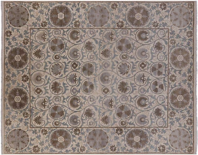 $3221.82 • Buy 8' 3  X 10' 4  William Morris Handmade Rug - Q4432