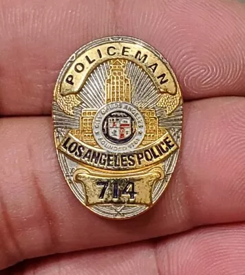 Vintage Obsolete Los Angeles Police Department Policeman Pin • $49.99