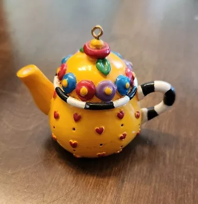 Mary Engelbreit Miniature Teapot Christmas Ornament • $16.99