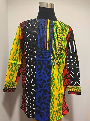 African Clothing For Men-Embroidered Dashiki M-7X Long Sleeve • $41.99