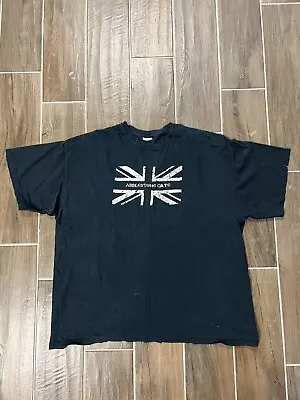 Vintage Gildan Addlestone Gate Great Britain Black T-Shirt Size XL • $9.95