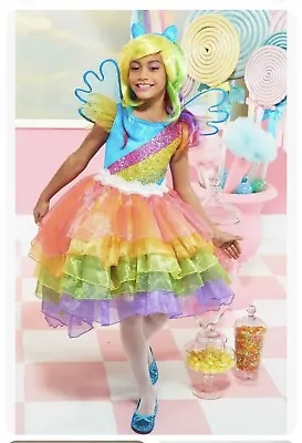 Nwt Chasing Fireflies 8 My Little Pony Rainbow Dash Costume/wings/tail/headband • $60