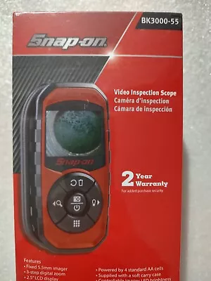 Snap On BK3000-55  Video Inspection Scope BRAND NEW SEALED LCD Display W/Case • $299