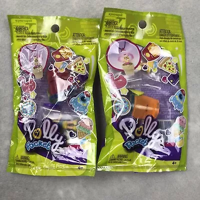 2 Polly Pocket Polly With A Tropical Smoothie Ring Tiny Takeaway New In Bag • $16.84