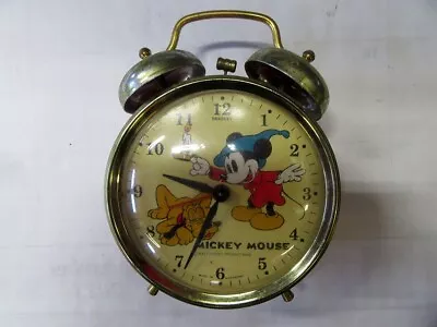 Mickey Mouse - Goofy Alarm Clock Vintage Bradley • $20