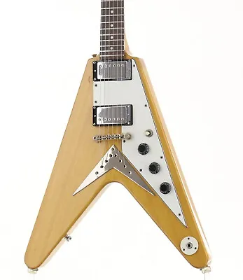 Epiphone 1958 Korina Flying V Modified 1997 Used Korina Body W/Hard Case • $619.99