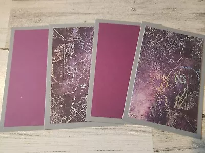 Set Of 4 Photo Mats (inside 3.5x5.5 Outside 4x6) Foil Map #1751 • $1.55