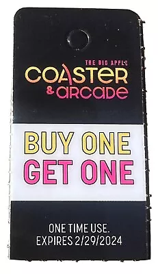 Las Vegas NY NY Big Apple Coaster & Arcade Coupon Exp 2/29 • $2.40