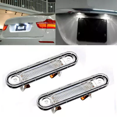 2X White LED License Plate Light For Mercedes E W124 W201/202 Models Accessories • $11.64