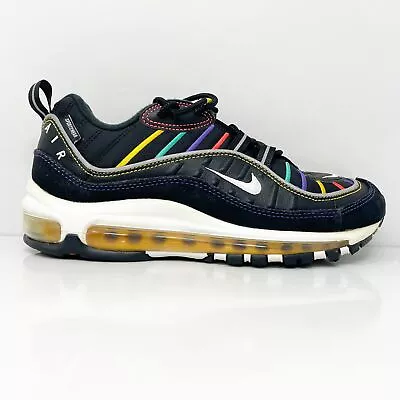 Nike Womens Air Max 98 Premium CI1901-023 Black Casual Shoes Sneakers Size 7 • $40.15