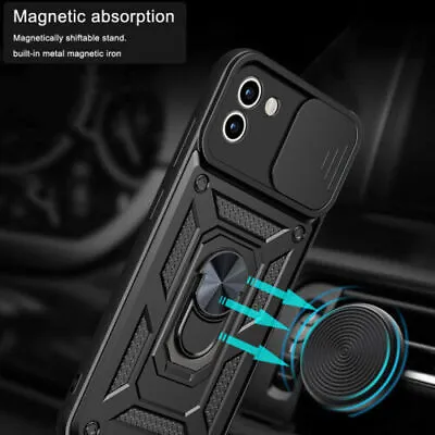 For Samsung Galaxy A04E Shockproof Armor Slide Camera Ring Case 100% QC Pass • $9.22