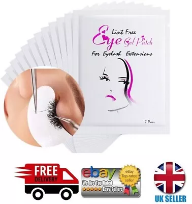 £2.99 • Buy Salon Eyelash Lash Extensions Under Eye Gel Patches Lint Free Patches Eye Pads