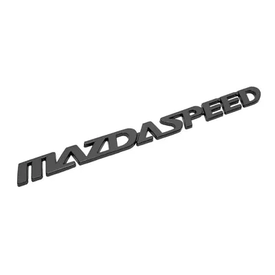 Matte Black MAZDASPEED Letters Car Rear Trunk Lid Emblem For Mazda 3 6 CX RX MX • $9.49