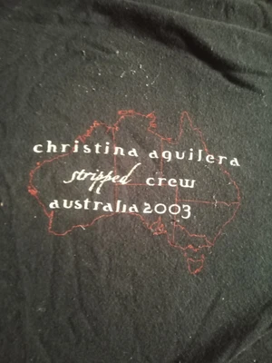 $30.23 • Buy Christina Aguilera Stripped World Tour Crew T-shirt