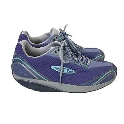 MBT Mahuta Gull Purple Blue Orthopedic Sneakers Size 39 • $64.95