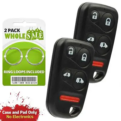 $7.95 • Buy 2 Replacement For 2001 2002 2003 2004 Honda Odyssey Key Fob Remote Shell Case