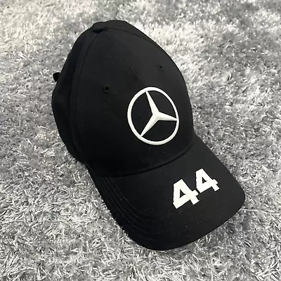 Mercedes-Benz Hat Cap Adult Black Lewis Hamilton #44 AMG Petronas Motorsport • $17.48