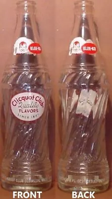 Clicquot Club Quality Flavors Vintage ACL 12 Ounce Soda Pop Bottle Mills Mass 27 • $6.74