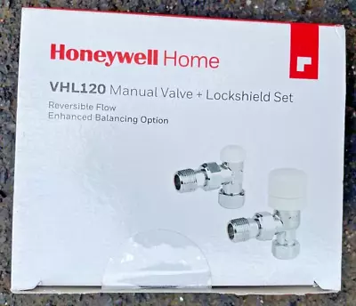 Honeywell VHL12015SP 15mm Pushfit Straight Manual Radiator Valve & Lockshield • £15.99