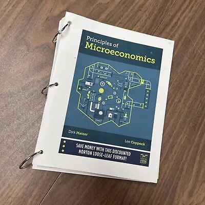 Principles Of Microeconomics By Mateer Dirk  Paperback • $1.99