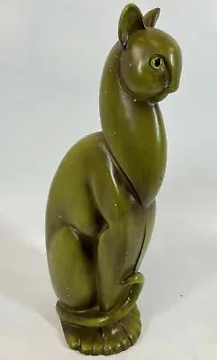 RARE Royal Haeger Vintage 616 Pottery Art Deco 15.5  Winking Cat Statue READ • $249.99