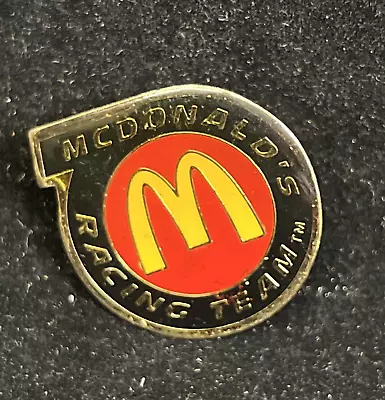 Vintage Rare McDONALD'S AUTO RACING TEAM  1  Lapel Pin Media Press Pass • $4.95