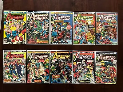 Avengers Marvel Bronze Age (1973) Lot Of 10 #117-126 • $175